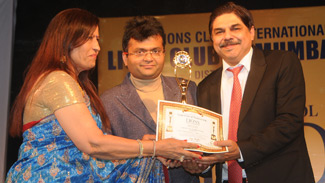 lions club award Dr. H D Pai 2014