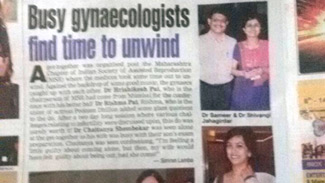 Busy Gynaecologists find time to unwind
