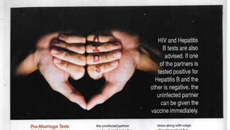Hiv and Hepatitis B tests are also advised